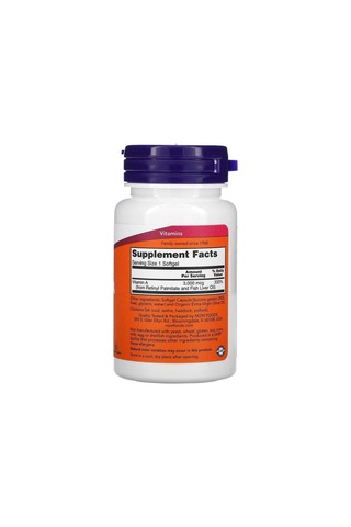 Now Foods Vitamin A 10.000 IU Takviye Edici Gıda 100 Softjel