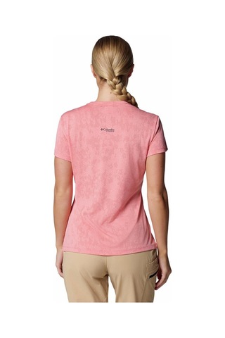 Columbia Bluebird Canyon Kadın Kısa Kollu Tişört-8213 Pembe