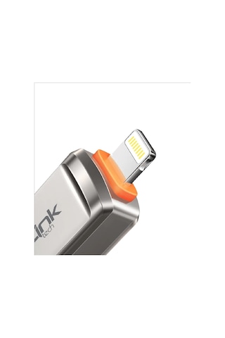 Linktech O198 Usb - İph Lightning Otg Dönüştürücü Çevirici Metal Adaptör