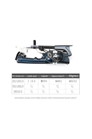 Didadodo Upgrad 2b Teleskopik Olta Kamışı Çift Saplı, Taşınabilir, Paslanmaz Çelik, Uçan Makara Mini Çubuk Açık Balıkçılık İçin Çift Sap