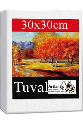 Kare Yuvarlak Ve Altıgen Tuval 30 Cm 1 Paket 30x30 Cm Arkadan Zımbalı Astarlı Resim Tuvali Akrilik Yağlı Boya Altıgen