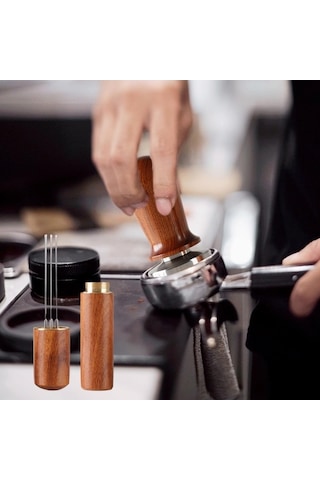 Maoyaya Suntek Kahve Sabotajı Karıştırıcı Bar 51-mm Kahverengi, Espresso Destekli Kahverengi