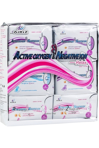 Tiens Airiz Gündüz Hijyenik Ped 10'lu x 3 + Günlük Hijyenik Ped 30'lu x 2 + Gece Hijyenik Ped 8'li