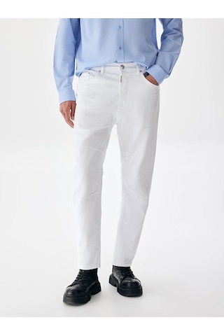Ltb Aıden Ağı Düşük Rahat Kesim Jean Pantolon 010095163914885 54671 010095163914885_54671 Beyaz