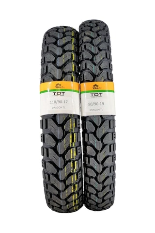 110/90-17 Ve 90/90-19 Kuba Blackcat Tl Tubeless - Dubleks Lastik Takımı