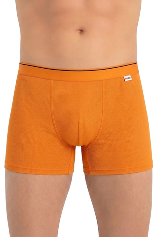 Just Inner Erkek Pamuklu Boxer Pike Kumaş Ergonomik Tasarım 137001 Turuncu