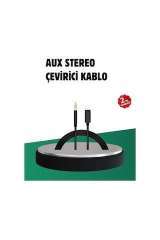 İphone Uyumlu Lightning 3.5mm Aux Adaptör Kablo Stereo Ses Aktarım 81653288