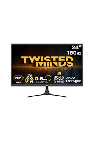 Twisted Minds TM24FHD180IPS 24" 0.5 MS 180 Hz DP HDR10 Full HD Fast IPS LED Monitör