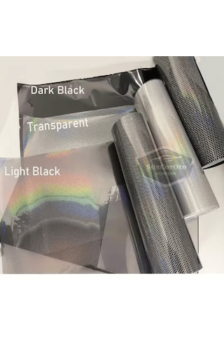 Şeffaf Hologram Petek Desen Far Stop Filmi Far Folyosu Far Çizik Çizilme Engelleyici Folyo 100 X 30 Cm 00 Şüscaroto Aksesuar