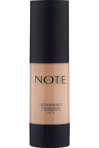 Note Cosmetics & Protect 04 Sand Canlandırıcı Etkili SPF15 Kapatıcı Fondöten