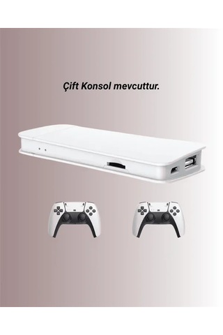 M15 Retro Konsol 20.000 Oyunlu, Çift Gamepadli, 4k Hdmı Çok Renkli