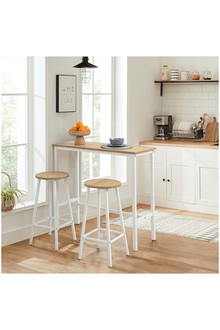 Esyala Riva Masa Takımı Beyaz