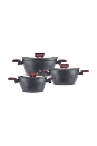 Karaca Salomon Biodiamond 6 Parça Midi Set Kahverengi