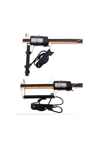 Valkyrie 10cm Boy 1cm En Full Magnezyum Ateş Başlatıcı Bar - %100 Katkısız Alüminyum İçermez Fire Starter Siyah