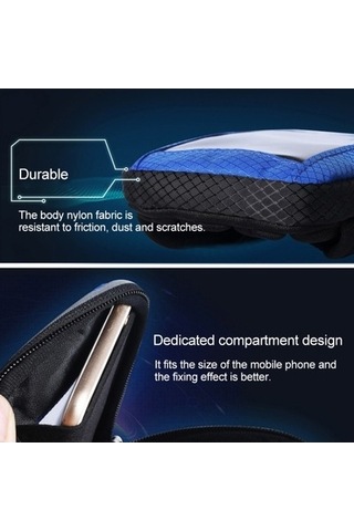 Zcjb Yıpınu Ya19 Açık Spor Fitness Su Geçirmez Dokunmatik Ekran Cep Telefonu Kol Çantası Siyah Siyah