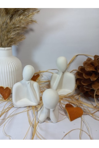 Aile 3Lü Biblo Beyaz