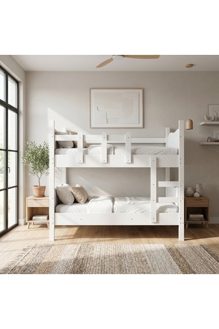 Cozy Merdivenli Ayrılabilen Ranza 90x190cm %100 Mdf 190 x 90