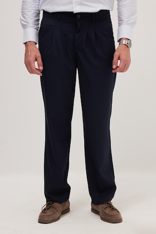 Tudors Erkek Regular Fit Klasik Kesim Normal Bel Geniş Paça Lacivert Pantolon-40340 Lacivert
