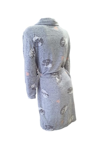 Ciciten 23c05 Desenli Cepli Uzun Polar Bayan Sabahlık 001