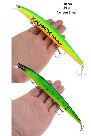 Rapala Lures Yapay Balık Yemi 2 Adet 18cm 24gr.yeşil Hardal