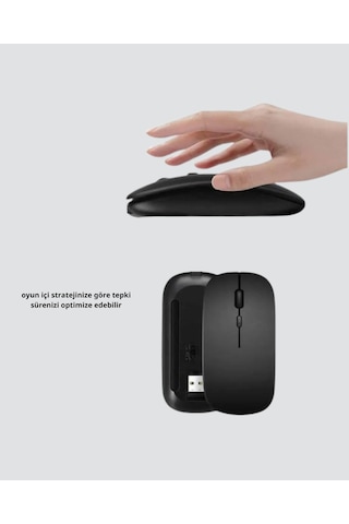 Kablosuz Gaming Mouse Ayarlanabilir, Ergonomik Standart