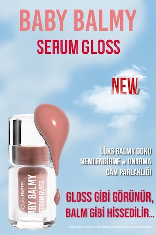 Pastel Show By Baby Balm Serum Gloss 31 Flirty Dudak Parlatıcısı 31