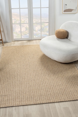 Mariesse Home Hav Toz Vermez Kolay Temizlenen Hasır Doku Sisal Halı 667-kahve