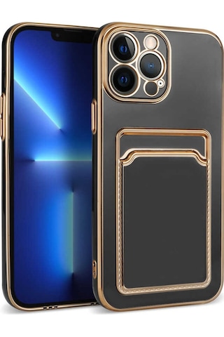 Apple Uyumlu iPhone 12 Pro Max Zore Bark Kartlıklı Kapak