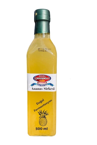 Bozkırlı Çavuşoğlu Doğal Fermantasyon Ananas Sirkesi 500 ML
