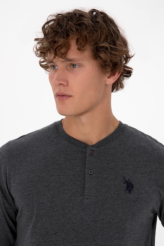 U.s. Polo Assn. Erkek Antrasit Melanj Pijama Takım 50318601-vr081 Antrasit Melanj