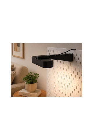 Skadis Uyumlu Işık Barı Montaj Aparatı Pegboard Raf Tutucu 3d Baskı