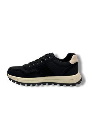 Ryt 26ym Med-26 Keten Anatomik Taban Erkek Sneaker Siyah Bej