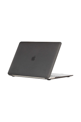 Apple Uyumlu MacBook 13.3' Pro 2020 A2338 MSoft Carbon Fiber Tasarımlı Kapak