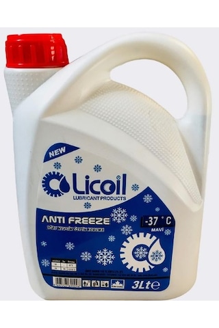 Licoil Antifriz Mavi -37C 3 Lt - 3Kg-15Kg-16Kg Mevcut