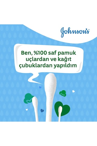 Johnson's Kulak Temizleme Pamuğu 200'lü