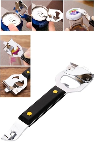 Şişe Ve Konserve Açacağı - Kapak Açacağı Pürüzsüz Yan Kesim Konserve Şişe Teneke Açacağı Metal