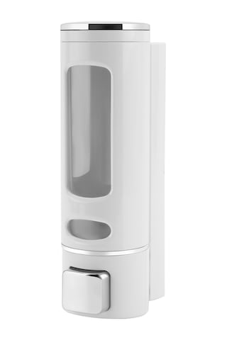 Xurunkeji 400 Ml Duvara Monte Sabunluk, Banyo Mutfak İçin Manuel El Şampuanı Duş Jeli Dağıtıcı Losyon Kabı Beyaz