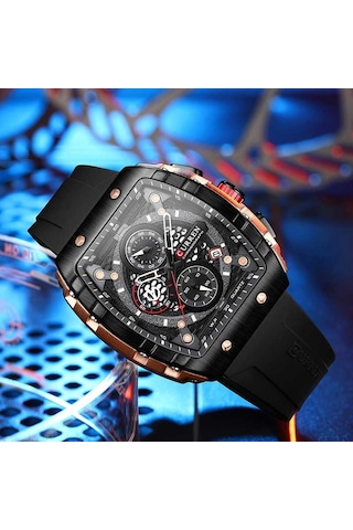 Curren 8442 Siyah Erkek Kol Saati