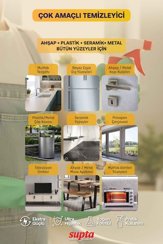 Supta Çok Amaçlı Temizleyici 5 L