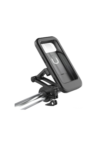 Monyee Büyük Boy Su Geçirmez Bisiklet-motosiklet Telefon Tutucu: Açı Ayarlanabilir, Sağlam Sabitleme, Kol Üstü Montajlı