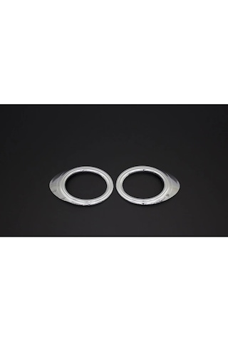 Ford Connect Uyumlu 2009-2014 Krom Sis Farı Çerçevesi 2 Parça Abs Krom Kaplama