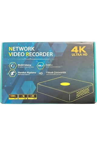 4k Ultra Hd 4 Kanal Ahd Koaksiyel Ses Özellikli Dvr Xmeye Kayıt Cihazı
