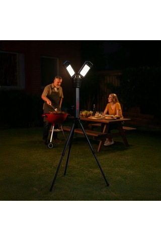 Kress Kuf09.9 20volt 2000/4500 Lümen Profesyonel Kule Tipi Teles Açık Gri