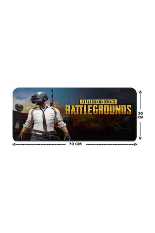 Appa Pubg 1 Desenli Oyuncu Mouse Pad 70x30 Cm Kaymaz Dikişli -