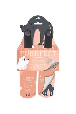 M-pets Purrfect Kedi Ve Köpekler İçin Tüy Toplama Rulosu Pembe 2x60 Yaprak 244-77011.01