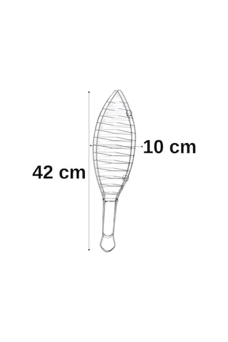 Elite Balık Izgara Teli 4'lü Set Paslanmaz Çelik - 42x10x21 Cm