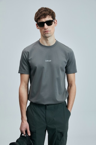 Lufian Erkek T Shirt 111020235 Koyu Yeşil Koyu Yeşil