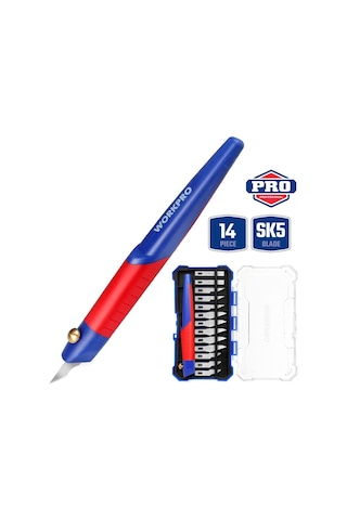 Workpro Wp219005 14 Parça Profesyonel Hobi Maket Bıçağı Seti Fr Wp219005