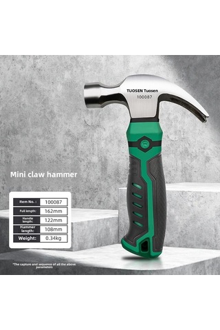 Besthome1 Profesyonel Çelik Mini Kanca Çekiç - Geniş Dürtü Alanı, Taşınabilir, Ev Ve Ahşap Tamiri İçin