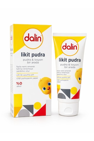 Dalin Likit Pudra 100 Ml Pudra & Losyon Bir Arada Bebek Bakım Kremi